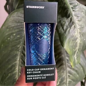 💙Azure💙 Starbucks Jeweled Keychain